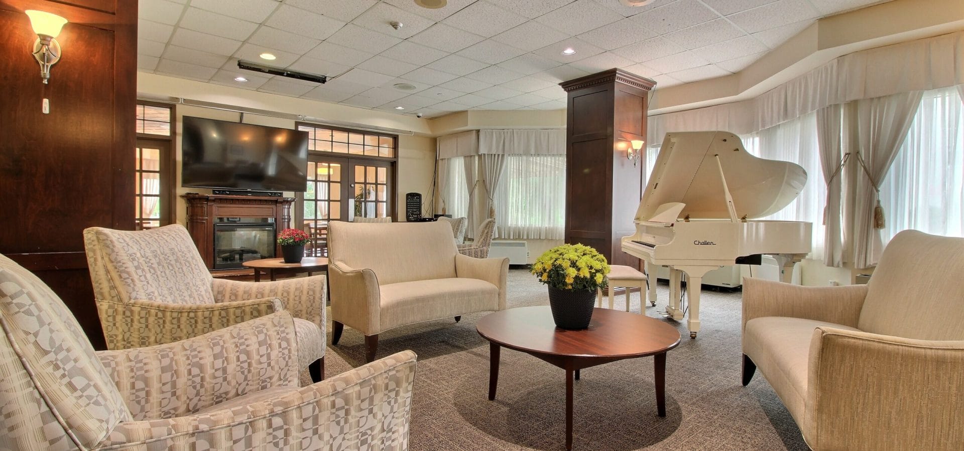 Salon Lounge villa Saguenay