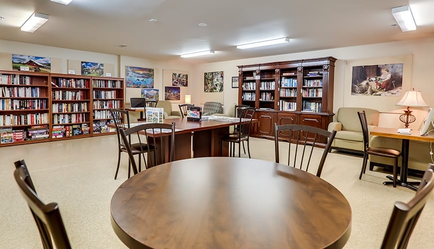 espaces communs bibliotheque