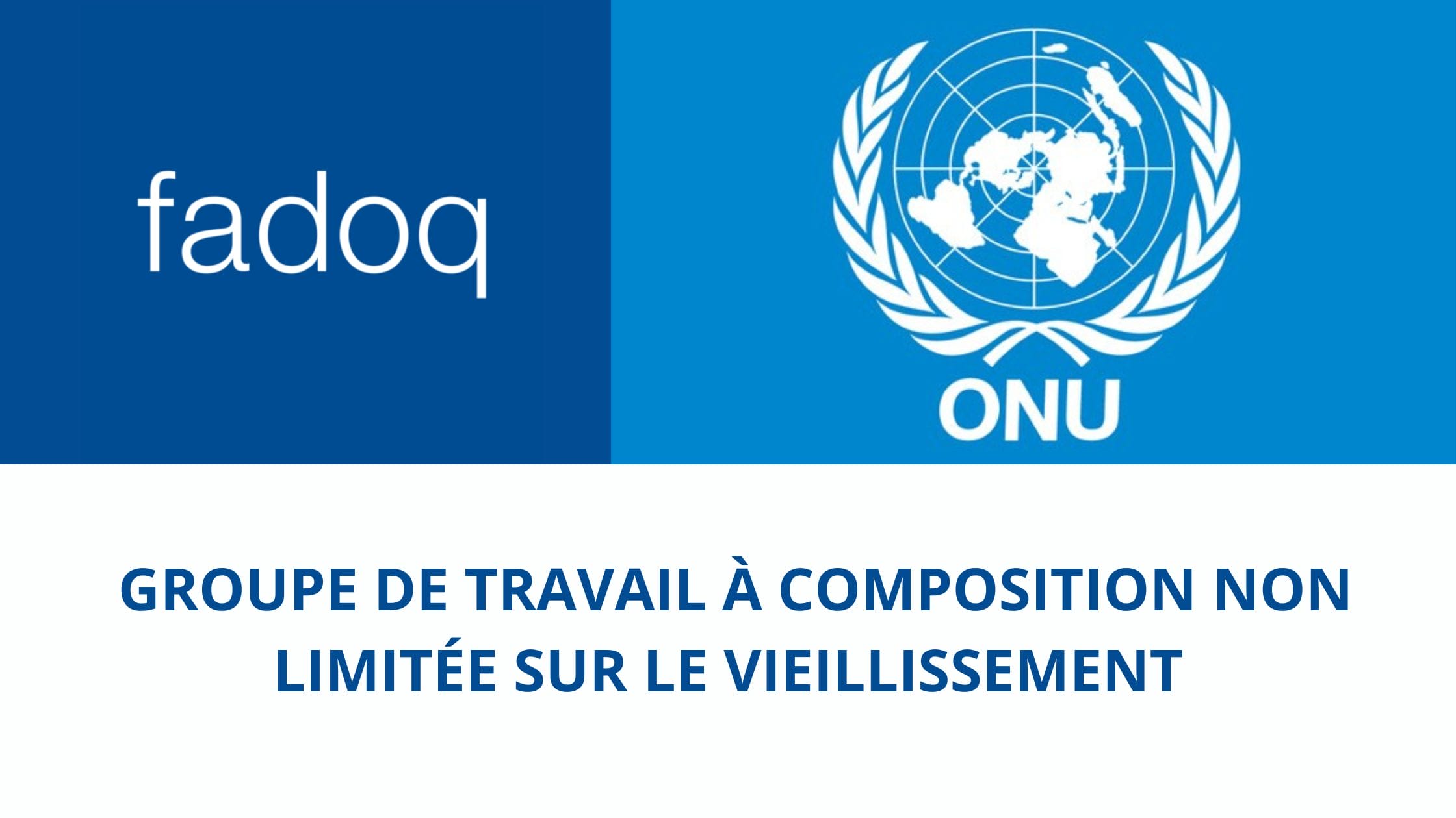 Groupe de travail à composition non limitée sur le vieillissement